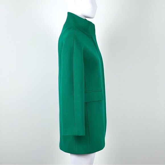 J. Crew Kelly Green Stadium Cloth Wool Coat - Picture 6 of 16